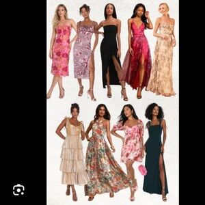 LULUS Mystery Dress Blouse Bodysuit Skirt Sexy Wedding BUNDLE 10-12 PIECES!
